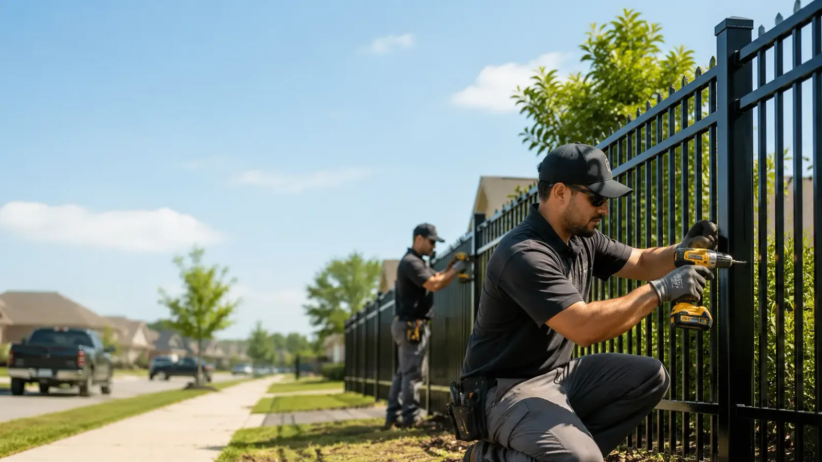 Metal Fence Installation in Mount Hope, WI
